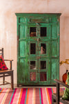 Green Vintage Wooden Almirah