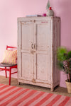 White Vintage Wooden Cupboard