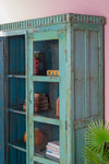 Turquoise Vintage Display Cabinet
