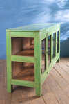 Green Vintage Low Display Cabinet