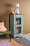 Pale Blue Vintage Side Cabinet
