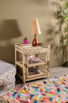 Vintage Cream Side Cabinet <p>W:53cm D:38cm H:64cm </p>