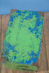 Vintage Green Wooden Chest <p>W:60cm D:36cm H:36cm </p>