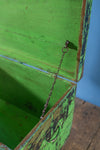 Vintage Green Wooden Chest <p>W:60cm D:36cm H:36cm </p>