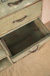 Grey Vintage Storage Unit <p>W:130cm D:35cm H:229cm </p>