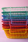 Purple Metal Railway Basket