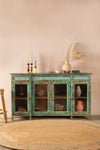 Vintage Ocean Tones Sideboard with Tiles <p>W:190cm D:49cm H:110cm </p>