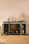 Vintage Ocean Tones Sideboard with Tiles <p>W:190cm D:49cm H:110cm </p>