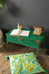 Vintage Green Desk Side Table <p>W:70cm D:44cm H:40cm </p>