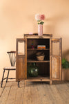 Vintage Pink & Cream Cabinet <p>W:71cm D:43cm H:127cm </p>