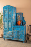 Vintage Light Blue Dresser Unit <p>W:108cm D:46cm H:175cm </p>