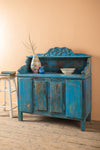 Vintage Light Blue Cupboard <p>W:97cm D:40cm H:98cm </p>