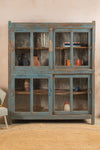 Vintage Slate Blue Cabinet <p>W:152cm D:46cm H:183cm </p>