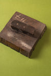 Vintage Large Wooden Printing Block - 247