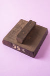Vintage Large Wooden Printing Block - 254