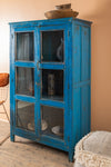 Deep Blue Vintage Cabinet <p>W:93.5cm D:49cm H:154.5cm </p>
