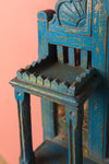 Blue Vintage Carved Wall Temple