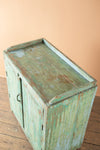 Pale Green Vintage Cupboard <p>W:86cm D:47cm H:94cm </p>