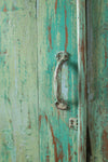 Pale Green Vintage Cupboard <p>W:86cm D:47cm H:94cm </p>