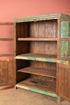Vintage Green & Cream Cabinet <p>W:117cm D:55cm H:162cm </p>