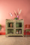 Vintage Pale Green Cabinet <p>W:123cm D:58cm H:120cm </p>