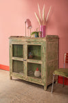 Vintage Pale Green Cabinet <p>W:123cm D:58cm H:120cm </p>