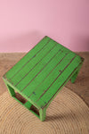 Bright Green Vintage Side Table <p>W:61cm D:45cm H:48cm </p>