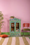 Vintage Art Deco Style Display Cabinet <p>W:73cm D:33cm H:116cm </p>