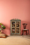 Vintage Dark Blue Cabinet <p>W:72cm D:24cm H:116cm </p>