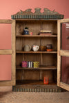 Vintage Dark Blue Cabinet <p>W:72cm D:24cm H:116cm </p>