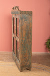 Vintage Dark Blue Cabinet <p>W:72cm D:24cm H:116cm </p>