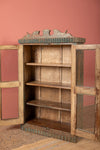 Vintage Dark Blue Cabinet <p>W:72cm D:24cm H:116cm </p>