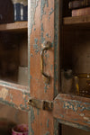 Vintage Dark Blue Cabinet <p>W:72cm D:24cm H:116cm </p>