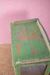 Vintage Green & Lilac Display Cabinet <p>W:62cm D:40cm H:97cm </p>