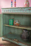 Vintage Blue & Red Cupboard <p>W:99cm D:44cm H:98cm </p>