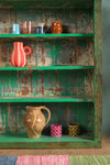 Vintage Green Wall Shelves <p>W:152cm D:21cm H:98cm </p>