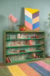 Vintage Green Wall Shelves <p>W:152cm D:21cm H:98cm </p>