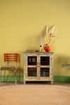 Vintage Blue & Cream Cabinet <p>W:79cm D:24cm H:83cm </p>