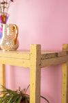 Yellow Vintage Baker Shelves <p>W:64cm D:30.5cm H:103cm </p>