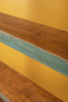 Vintage Turquoise Baker Shelf