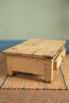 Vintage Cream Side Table with Drawer