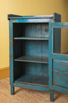 Blue Vintage Side Cabinet