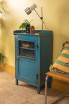 Blue Vintage Side Cabinet