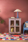 Vintage Lilac Display Cabinet