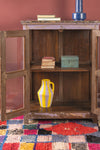 Vintage Lilac Display Cabinet