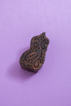 Vintage Mini Wooden Printing Block - 357