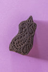 Vintage Mini Wooden Printing Block - 388