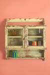 Vintage Pale Green Wall Cabinet <p>W:60cm D:13cm H:63cm </p>