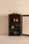Wooden Vintage Wall Showcase <p>W:30cm D:13cm H:55cm </p>