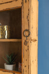 Vintage Yellow Wall Showcase <p>W:28cm D:10cm H:45cm </p>